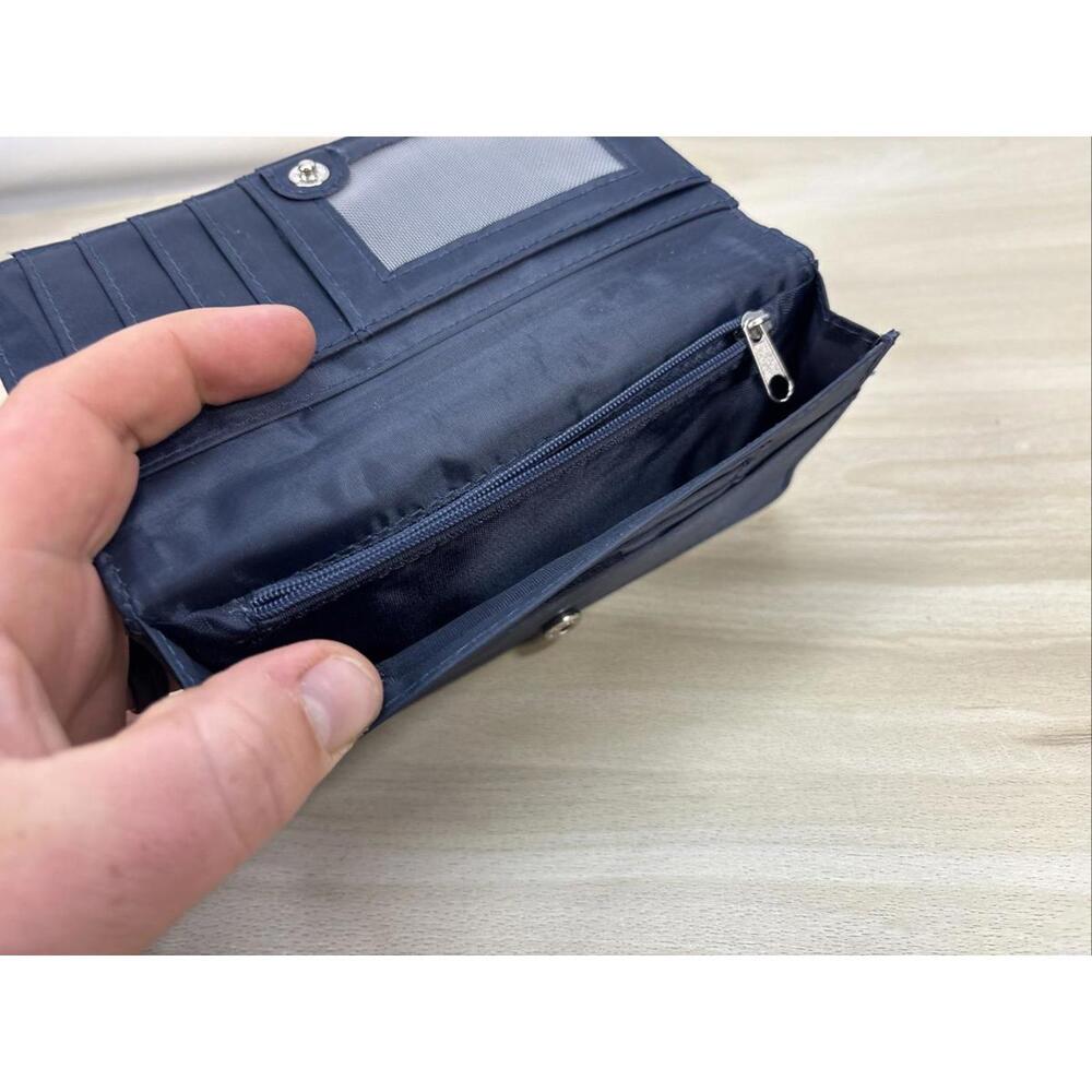 Nautica Plain Sailing Mnoney Manager- Navy - Picture 5 of 9